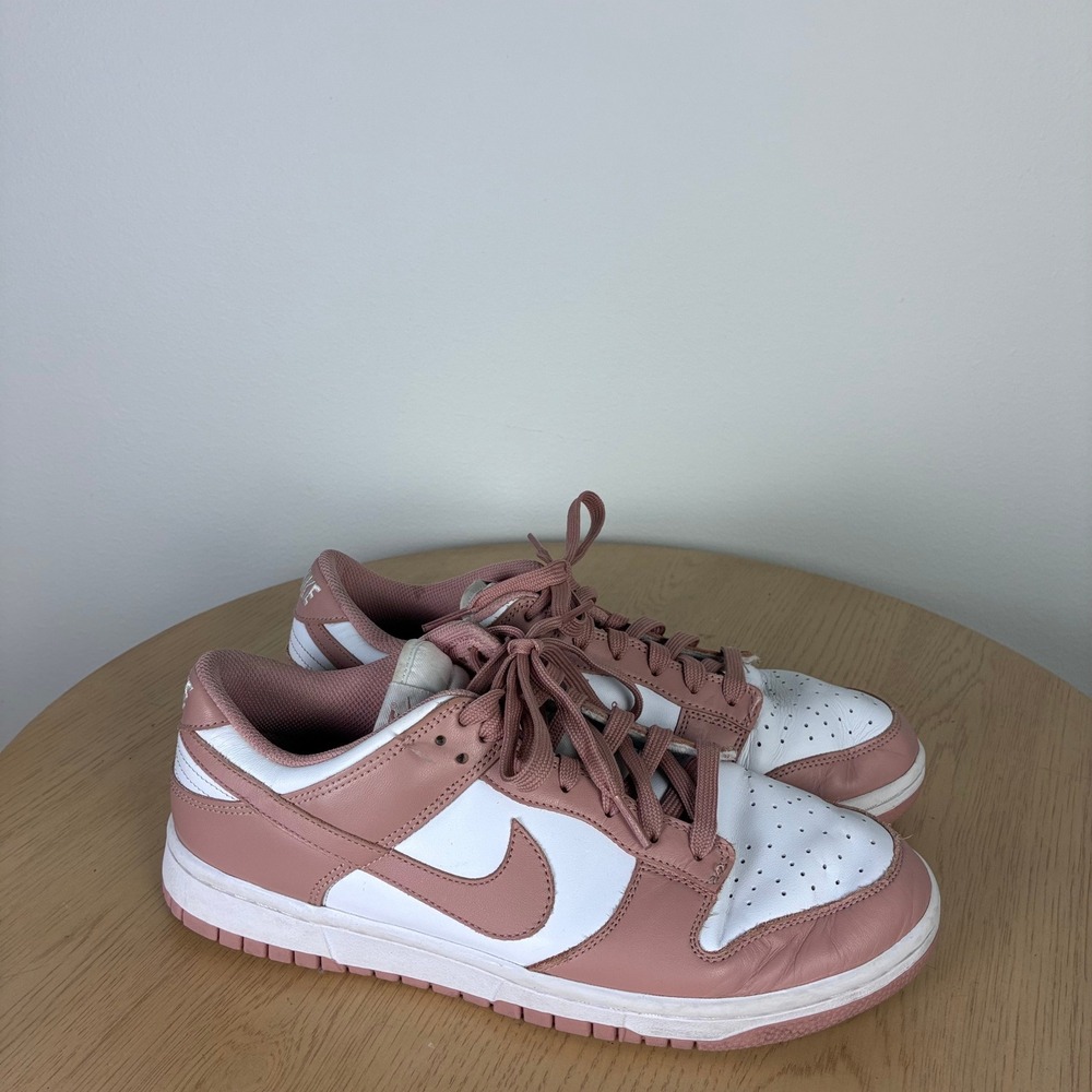 Nike Dunk Low Rose Whisper Sneakers Women's 11 Retro Sporty Streetwear Colorful
